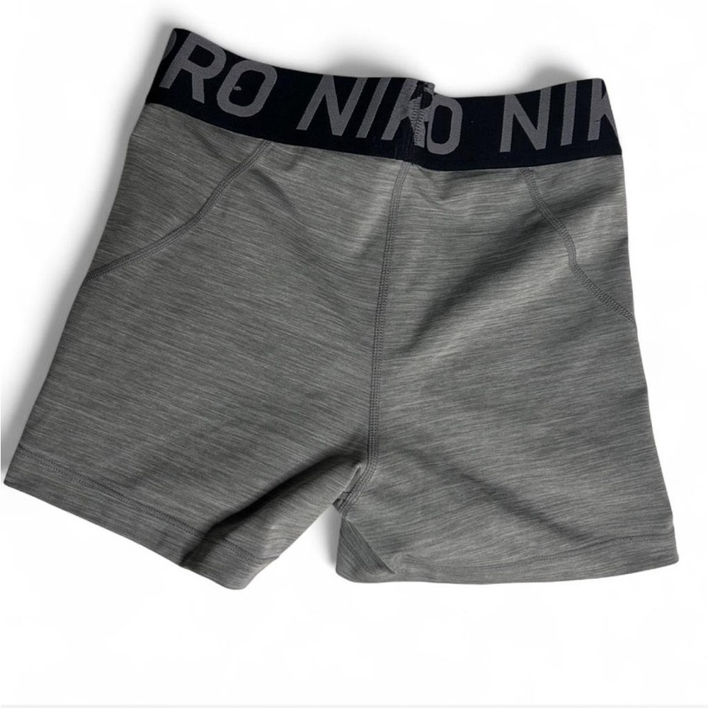 Gray Nike Pro Shorts - Picture 2 of 7